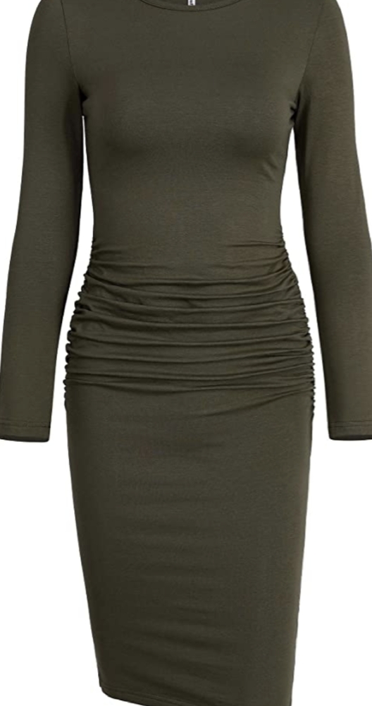 Long sleeve bodycon dress